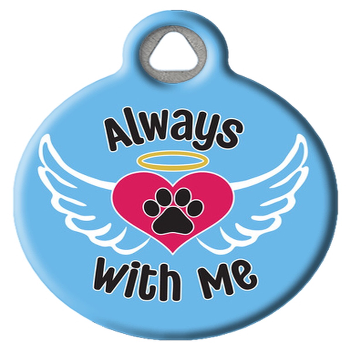 Always With Me Memorial Pet ID Tag