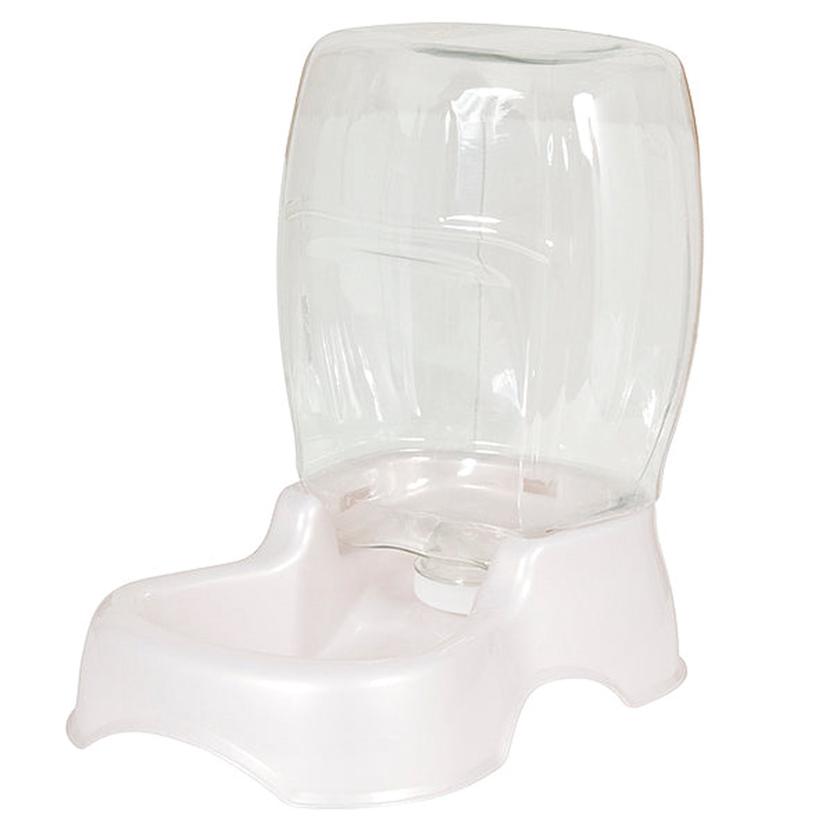 Petmate - Cat & Dog - Cafe Pet Waterer Pearl White