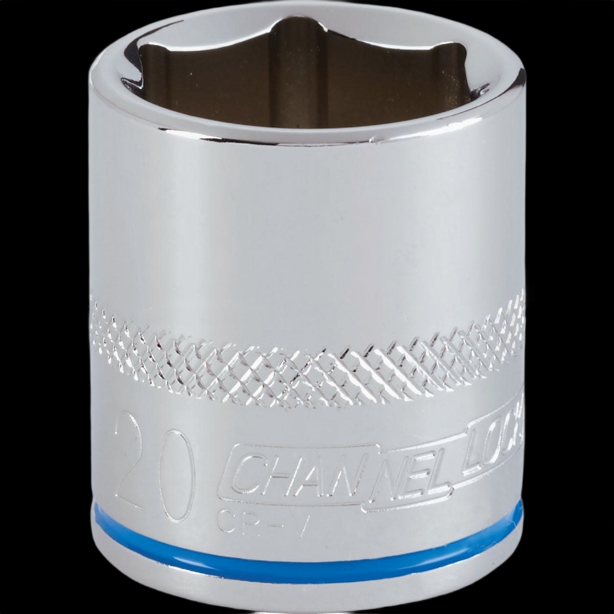 Channellock 3/8 in. Drive 20mm 6-Point Shallow Metric Socket