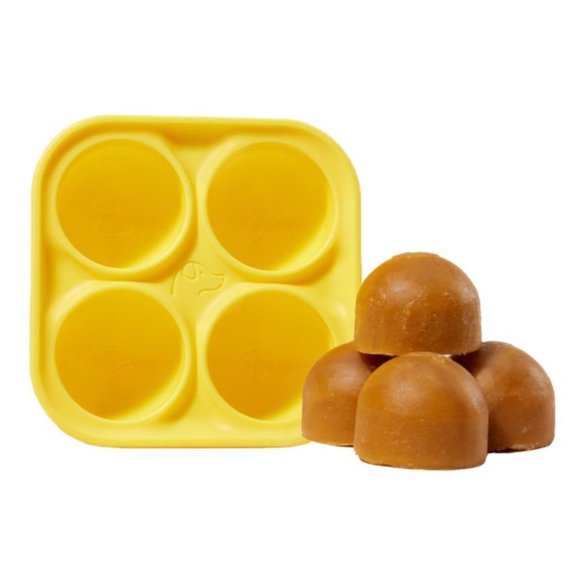 Woof Dog Toy Pupsicle Treat Tray Yellow - X Large