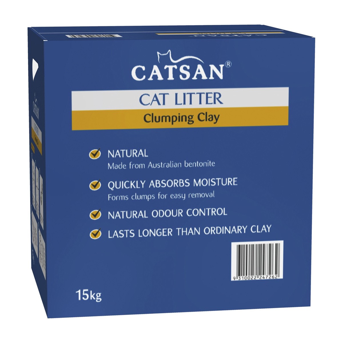 Catsan Clumping Clay Cat Litter 15kg