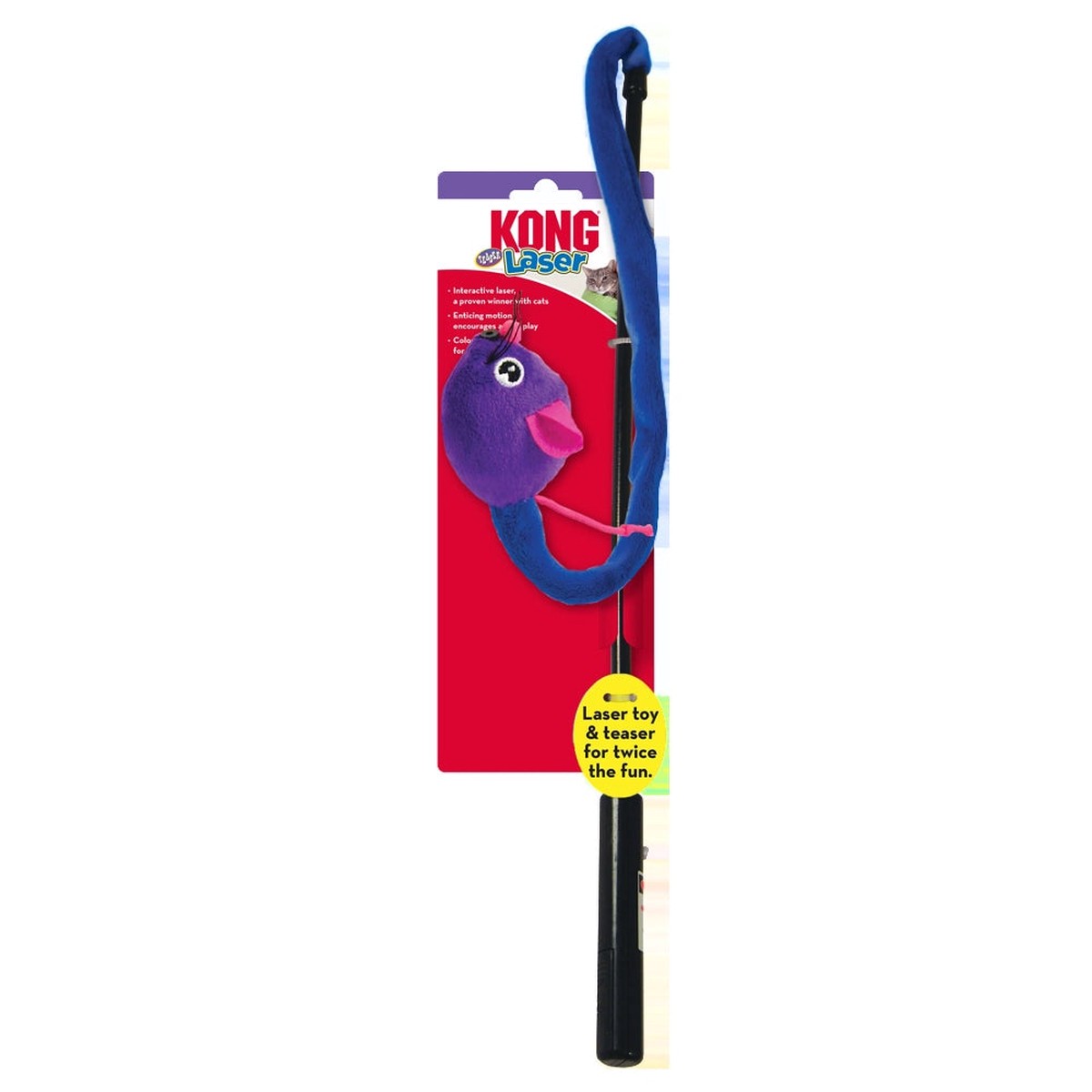 $5 OFF: Kong Laser Teaser Wand Cat Toy (Assorted Characters)